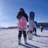 酷峰（kufun） 滑雪护臀小乌龟护具屁股垫防摔裤滑冰成人儿童男女单板装备网红 粉嘟嘟套装/1.5米以上 实拍图
