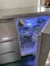 尊贵（ZUNGUI）210升卧式冰箱家用抽屉柜式小型双门橱柜嵌入式矮电冰箱 BCD-210CV 酷金 实拍图