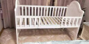 月亮船婴儿床1.4米加长宽实木多功能拼接大床宝宝床新生儿儿童床可储物 白色-【可变1.4米儿童床】 140*70cm 实拍图