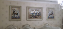艺米客厅装饰画现代简约沙发背景墙画欧式餐厅挂画美式壁画 福禄繁花（简约、欧式白框） 60X80*2-80X100cm|适用L型沙发 实拍图
