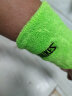 AOLIKES毛巾护腕男女运动吸汗手腕防扭伤篮球网球羽毛球跑步擦汗加长薄款 灰白色11*8厘米 单只价 实拍图