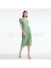 歌莉娅   夏季  假两件茶歇式连衣裙  1B5C4K420 67D绿色印花 M 晒单实拍图