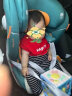 贝贝卡西 汽车用儿童安全座椅0-12岁母婴儿可坐可躺360度旋转isofix硬接 莫柑橙【升级款】360°旋转 可坐可躺360°旋转 实拍图