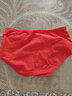 浪莎2条 浪莎女士内裤女三角裤本命年蛇年大红纯棉裆印花结婚红内裤衩 纯棉大红2条装 L 实拍图