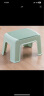 好尔凳子家用板登卧室换鞋凳防滑塑料小凳子脚踏矮凳中号浅绿色1个 实拍图