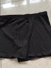 朵胤安全裤女可外穿防走光不卷边保险裤夏季蕾丝薄款三分打底短裤 黑色 (条纹款) 均码  实拍图