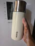 OUDON保温杯 智能温显可拆卸闷茶杯 316不锈钢保冷杯  悦玲珑粉色 实拍图