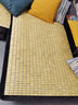 以牧 麻将席折叠麻将凉席单双人床麻将块席子竹席竹块学生宿舍竹凉席 经典本色(大籽) 宽1.2X长2.0米 实拍图