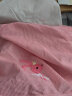 南极人儿童罩衣防水围裙秋冬季男女孩宝宝吃饭罩衣防脏灯芯绒婴儿反穿衣 粉色小兔子 100（建议2-4岁） 实拍图