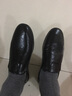 CLOHOO 休闲皮鞋男夏季透气正装男鞋软底透气鞋子男一脚蹬驾车豆豆鞋男 黑色 42 [皮鞋码] 实拍图