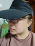 圣丹美冬防晒帽子男夏季薄款遮脸显脸小太阳帽女跑步运动鸭舌空顶遮阳帽 黑色 可调节(11厘米加长帽檐) 实拍图