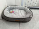 PEITE PET宠物猫狗窝冬季保暖可拆洗狗狗垫子大中小型犬四季通用睡垫沙发床 跑道窝-灰色【升级加厚加高】 XL【75*60cm适合30斤内宠物】 实拍图
