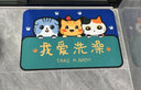 先邦 硅藻泥吸水垫地垫软门垫浴室防滑卫生间厕所卫浴垫子脚垫门口 我爱洗澡 50*80cm超值2条装【一方一圆】 实拍图