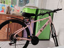 Jeep吉普公路自行车碟刹变速自行车男女学生公路车竞技代步车-RS730 RS730-直把-公主粉-铝合金 S码（适合身高150-170cm） 21速-初学者骑行(入门款) 实拍图