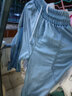 序匠天丝牛仔裤女夏季新款高腰宽松显瘦冰丝薄款小子松紧腰七分哈伦裤 浅蓝七分 5XL（推荐体重166-180斤选择） 实拍图