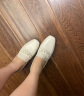 爱步（ECCO）女单鞋 方头气质通勤鞋乐福鞋 型塑35系列290913 石灰色37 晒单实拍图