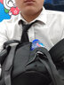 花花公子西服套装男士外套韩版修身伴郎新郎结婚商务休闲职业正装小西装男 二扣黑色西服+西裤+衬衫+大礼包 2XL 180 实拍图