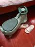 咔萌狮儿童扭扭车1-6岁男女宝宝可坐大人静音轮摇摆独角兽防侧翻溜溜车 珂曼绿大靠背+音乐带灯光+牵引绳 实拍图