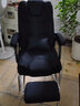 双木马 电脑椅家用办公椅子简约麻将椅会议椅宿舍座椅靠背椅可躺老板椅 布艺-黑色 豪华可躺款[带脚托+带腰枕] 实拍图