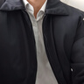 罗蒙外套男士冬季加棉商务翻领行政夹克上衣干部厅局风爸爸装i8藏3XL 实拍图