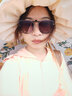OhSunny防晒衣女宽松透气连帽披肩衫开车防晒服薄外套 奶杏橘 M 实拍图