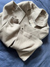无印良品（MUJI）女式 羊毛混 切斯特大衣 长款外套 毛呢大衣秋冬BDA18C3A 浅米色 M(160/84A) 实拍图