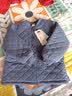 多妙屋女童外套秋冬儿童夹棉保暖上衣男童棉服中大童内搭校服神器童装 藏蓝 81604 120 实拍图