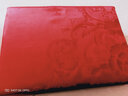 忆自然婚庆四件套婚嫁新婚床品刺绣被套红色结婚礼婚房婚床喜庆中式套件 浪漫相随 床单款 1.8米床四件套被套200*230 实拍图