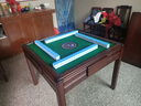 卡艺拉【卡艺拉送货上楼上门安装】家用实木折叠麻将机电动可带餐桌茶几 K5中式胡桃色五件套 实拍图