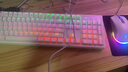 MUMRE牧马人K104游戏机械键盘鼠标套装有线电竞耳机三件套全键无冲红轴笔记本电脑办公专用电竞外设 K104白色红轴混光+M1游戏鼠标+耳机 实拍图