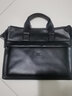 七匹狼商务公文包男头层牛皮横款手提包休闲大容量电脑 黑色1A1910182-01 长400mm厚度110mm高300mm 实拍图