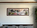 良品大师山水画办公室挂画中式客厅装饰画万里长城靠山图茶室字画风景壁画 富春山居图A1 55*170cm宣纸锦绫+有机玻璃+红褐色实木框（较小） 实拍图