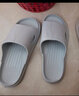 安尚芬凉拖鞋女士夏季新款室内外穿舒适轻盈情侣浴室防滑洗澡凉鞋男款 灰色 42-43 适合41-42 实拍图