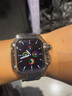DRESSELF苹果手表表带apple iwatchS8/9/10/11ultra透明改装硅胶手表壳表带一体式壳 适用于苹果 透黑壳+黑表带+蝴蝶扣 45mm（s7/8/9） 实拍图