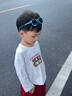 顽皮鼠【3-6岁】儿童偏光太阳镜墨镜男女防紫外线防晒防强光眩光 实拍图