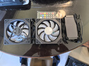 丛林豹棱镜四代4pro 12CM机箱散热风扇四代12CM 神光同步5V3针ARGB幻彩PWM温控二代静音积木 6pro 【黑色】1分9二合一集线器+遥控器 12CM 实拍图