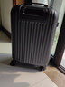 ITO行李箱铝框箱男女大容量万向轮托运拉杆箱小型密码箱登机箱旅行箱 黑曜灰 20英寸 可登机 实拍图