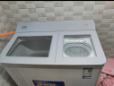 澳柯玛（AUCMA）洗衣机 10公斤半自动波轮洗衣机 双缸大容量 双电机 宿舍租房家用洗涤脱水甩干机 XPB100-8988S 实拍图