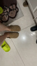 意尔康意尔康女鞋一脚蹬包头平底小众勃肯鞋女单鞋 27281W  土黄281 38 实拍图
