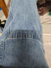 写璇春秋季男士牛仔裤宽松弹力大码运动九分裤休闲哈伦裤工装裤束脚裤 【2条装】510浅蓝+510灰色 M 建议【90-105斤】 实拍图