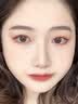 OVOLOOK美瞳日抛三明治工艺氛围感大直径彩色隐形眼镜黑色自然学生 咕咕黑14.2【日抛10片】 10片*1盒 0度 实拍图