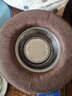 帝春堂坐灸器加大艾灸蒲团坐垫艾灸盒足灸妇科坐灸宫背腹灸打坐茶艺 棕色（直径40CM） 实拍图