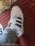 阿迪达斯（adidas）三叶草男鞋女鞋秋季26新款贝壳头情侣款运动鞋子时尚休闲透气板鞋 白/一号黑/金【薄底/SUPERSTAR】 36.5 内长225mm 实拍图