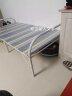 万坤（WANKUN） 折叠床单人床家用午休床简易便携租房床木板午睡铁床行军床 兰条 （90*180cm，加厚床板） 实拍图