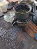 豪祥 紫砂懒人自动陶瓷茶壶冲茶器单个旋转石磨家用办公功夫茶具配件 古韵泡茶壶+茶海 实拍图