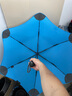 Blunt新西兰 半自动晴雨伞男女士创意折叠伞晴雨防风伞  两折通勤伞 天蓝 100cm 实拍图