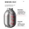 乐唯诗（LOVWISH） 保温壶家用办公室保温瓶热水瓶车载水壶暖水壶玻璃内胆开水瓶 樱花粉【按压款】1000ml 实拍图