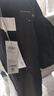 GXG 男装  黑色肌理绒感休闲宽松束脚休闲裤男士 23年冬季新款 黑色 M 实拍图