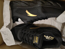安踏云逸小黑鞋男鞋运动鞋男春夏季新款软底跑步鞋男士休闲鞋子男 【皮网结合小黑跑鞋】-黑色 43 （男9.5码） 实拍图