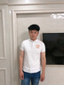 啄木鸟（TUCANO）2025夏季新款短袖t恤男潮牌潮流刺绣衣服修身社会小伙网红体恤衫 白色 XL 实拍图